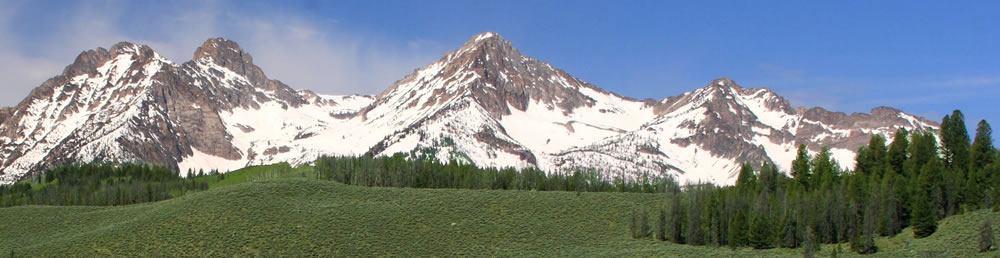 Photo Sawtooth Mountain Range, Sun Valley, Idaho