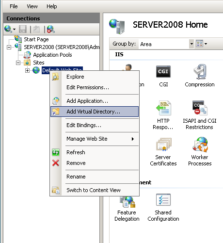 Microsoft Iis Virtualdirectory